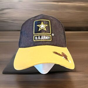 United States Army Star Hat Baseball Cap Eagle on Front Visor USA